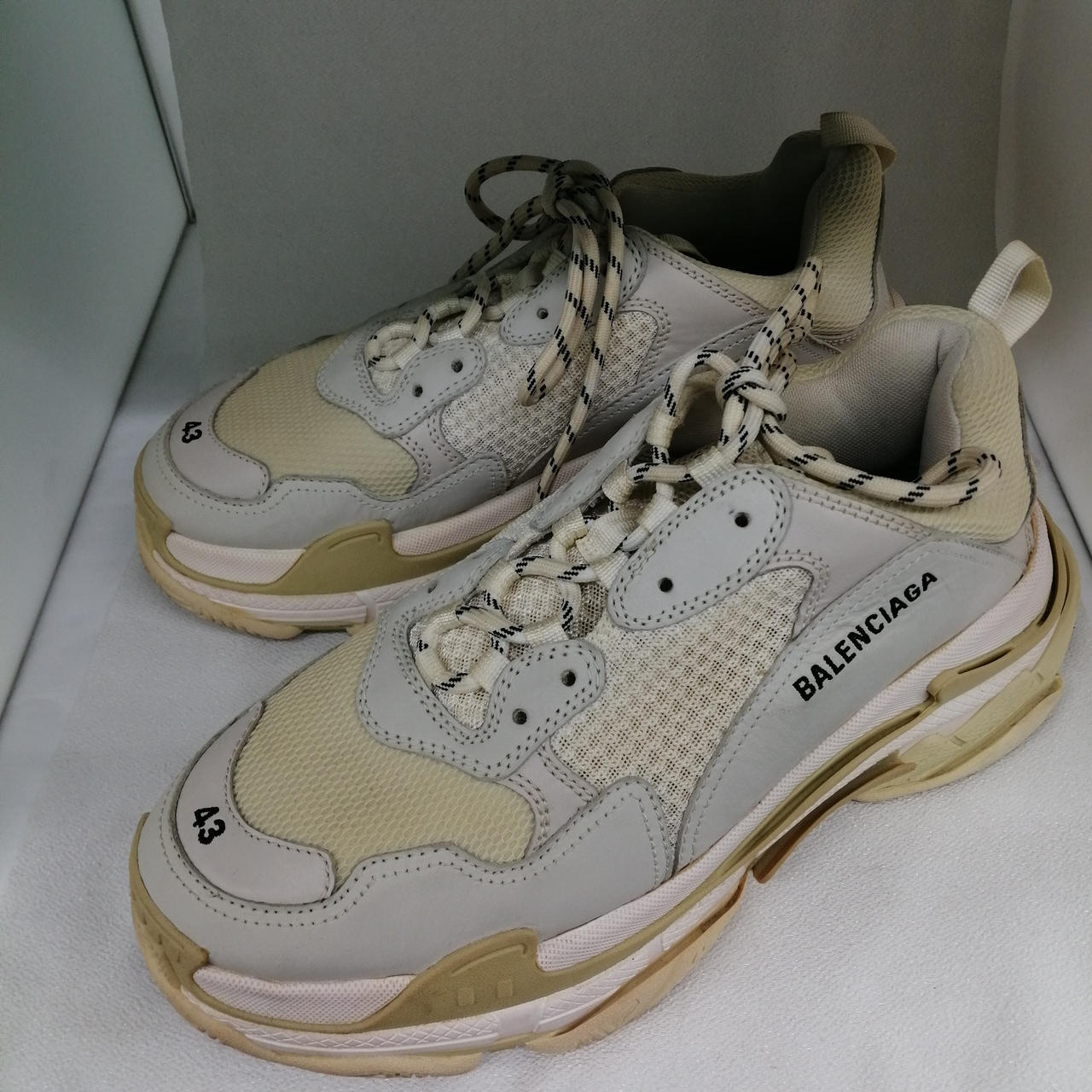 土曜限定価格美品！レア！BALENCIAGA cargoスニーカー Balenciaga CARGO カーゴスニーカー 42 - メルカリ