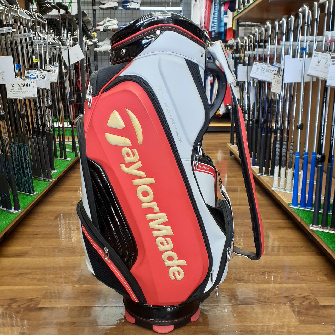 TaylorMade キャディバッグ 黒 赤 テーラーメイド ゴルフキャディバッグ 黒/赤 - メルカリ