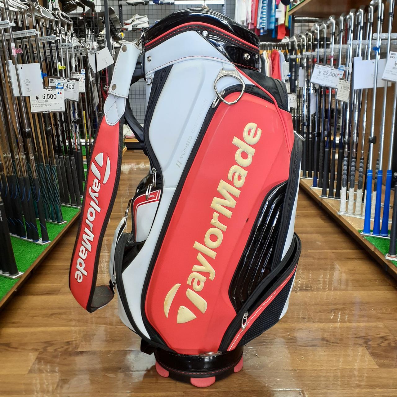 TaylorMade キャディバッグ 黒/赤/白 TaylorMade キャディバッグ 黒/白/赤 - メルカリ