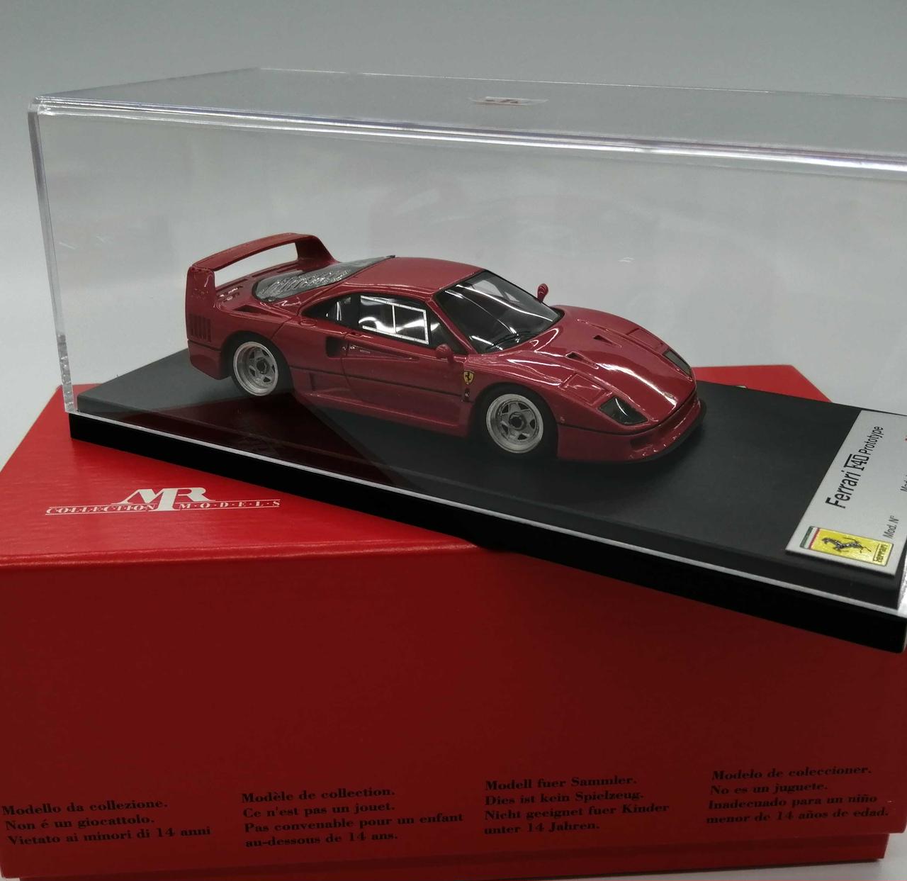 GENROQ特注 MR 1/43 フェラーリ F40 Prototype GENROQ x Mr