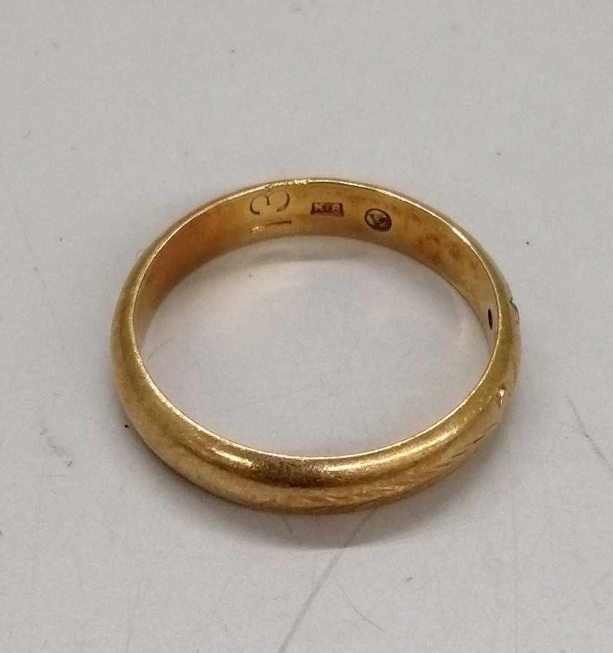 刻印K18表記あり