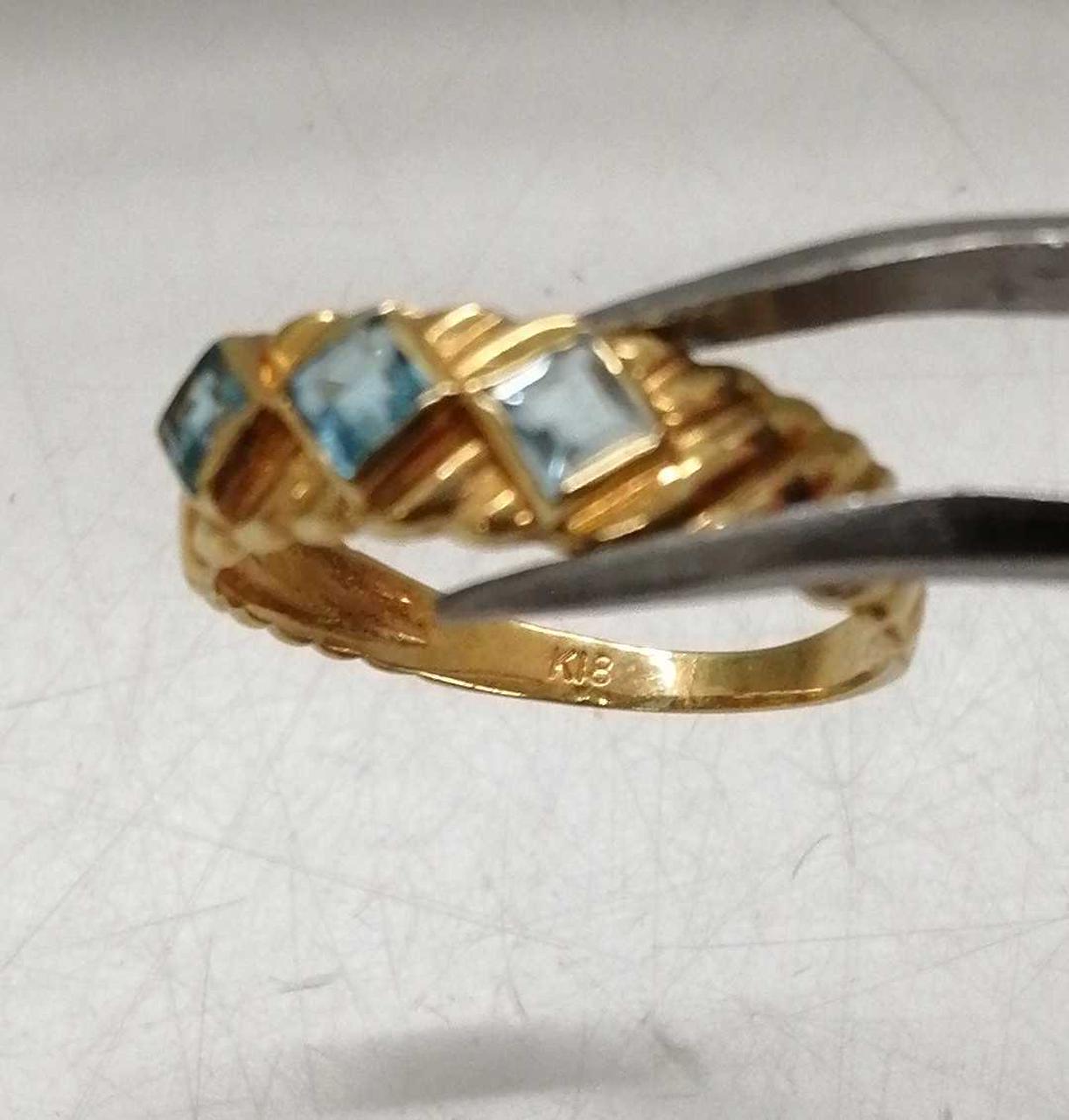 刻印K18表記あり