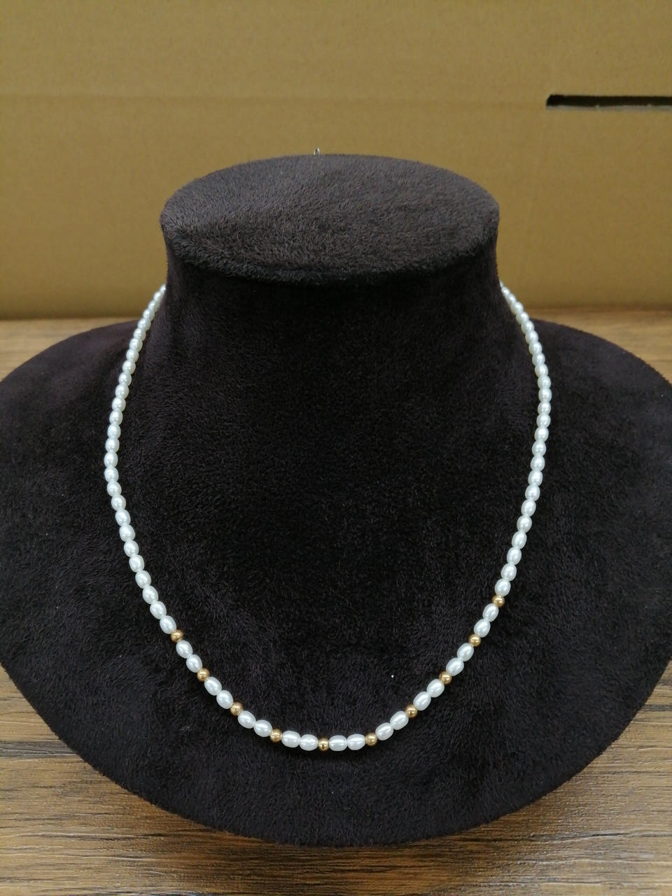 miru-tenryu　k18ネックレス　お直し　ダルマカン ダイヤモンド K18ネックレス(計0.12カラット/ミル打ち/4月誕生石