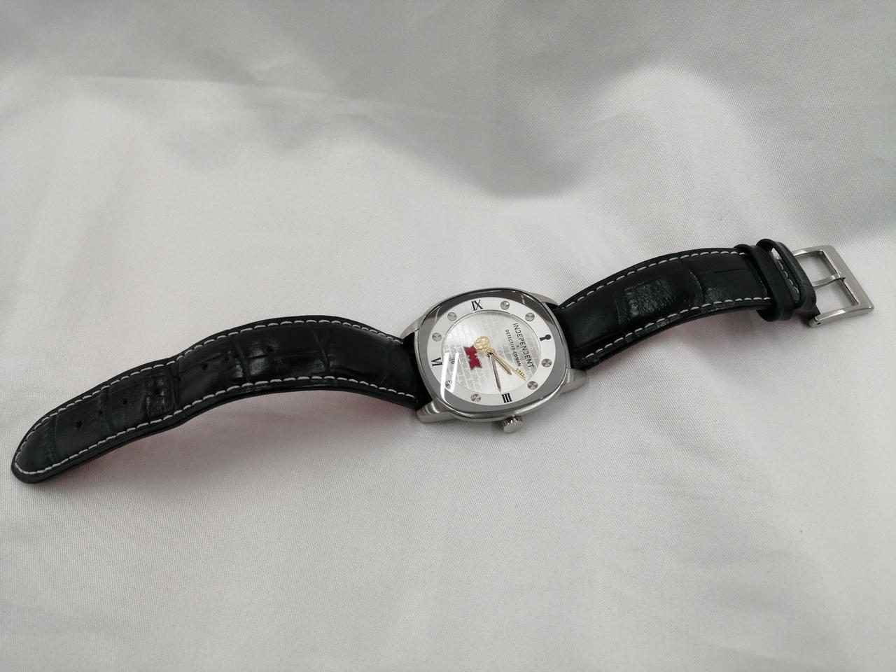 ベルトにクセが付いています