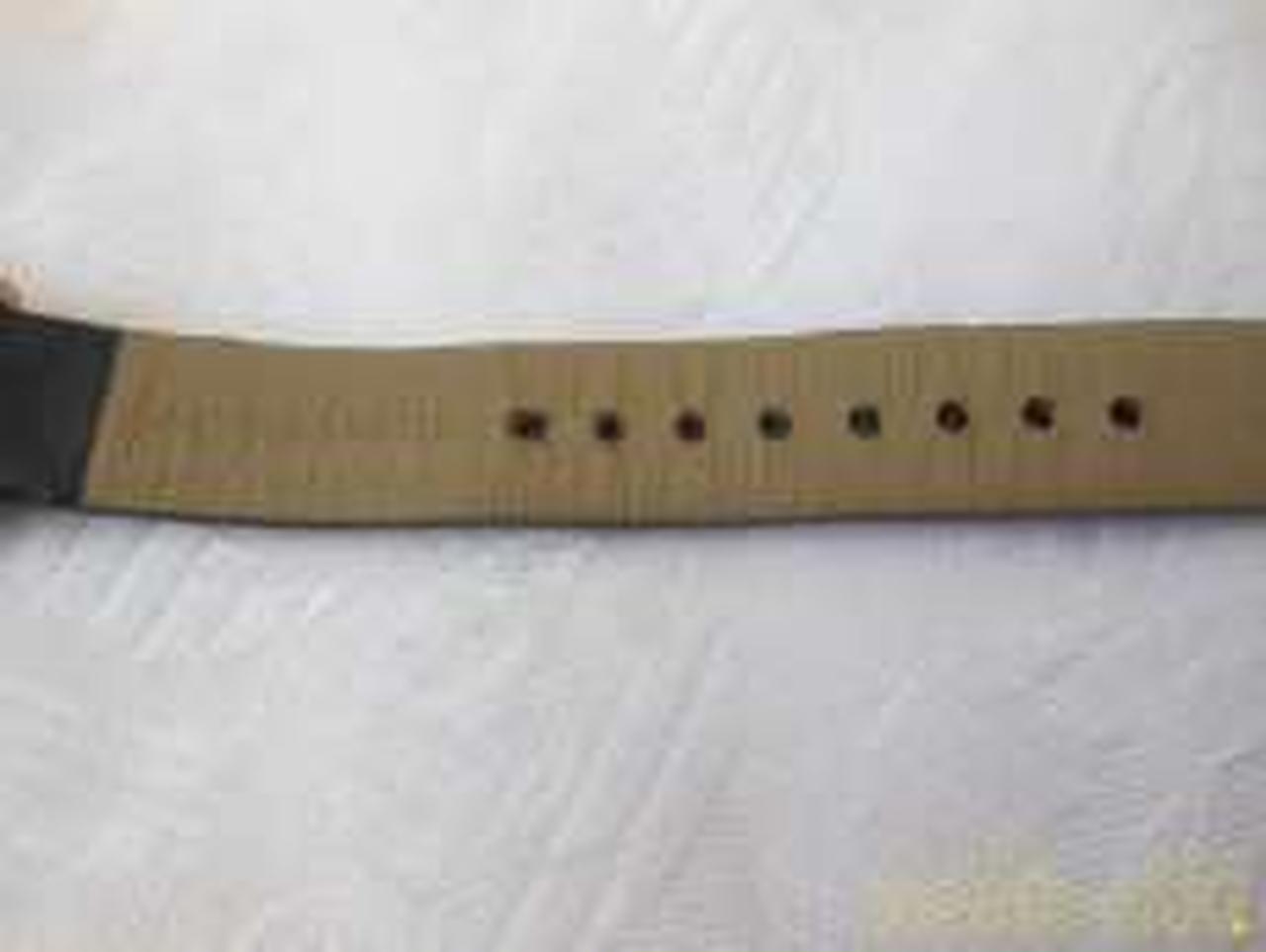 ベルトにしわがあります