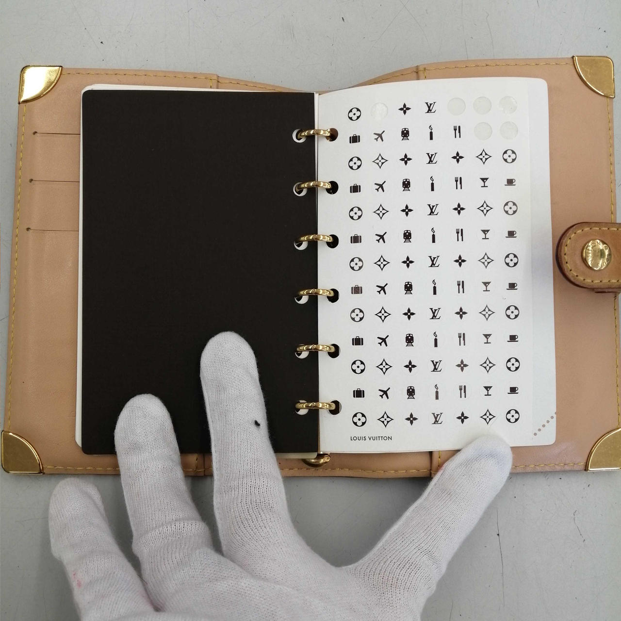 シール使用されてます