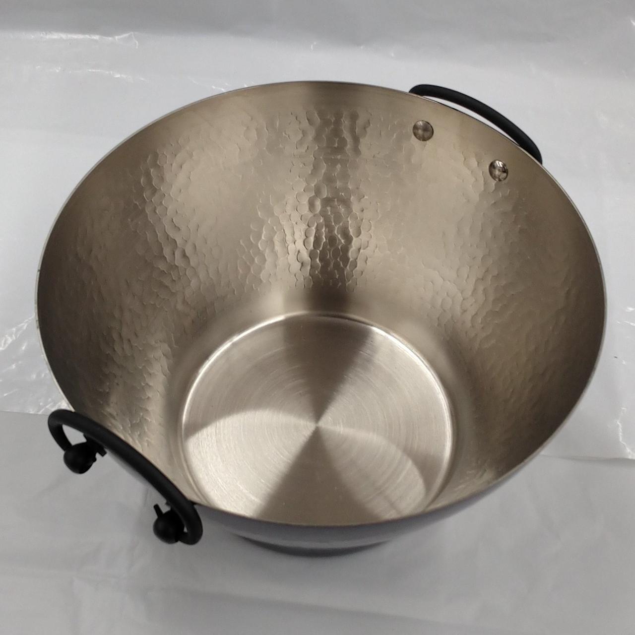 新光堂 新槌起銅器 氷入れ アイスペール 純銅　酒器 トング　桐箱付き 新光堂 新槌起銅器 氷入れ アイスペール 純銅 酒器 トング 桐箱