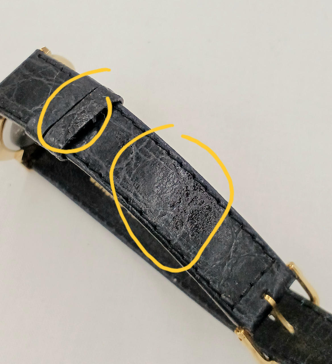 ベルト汚れあり