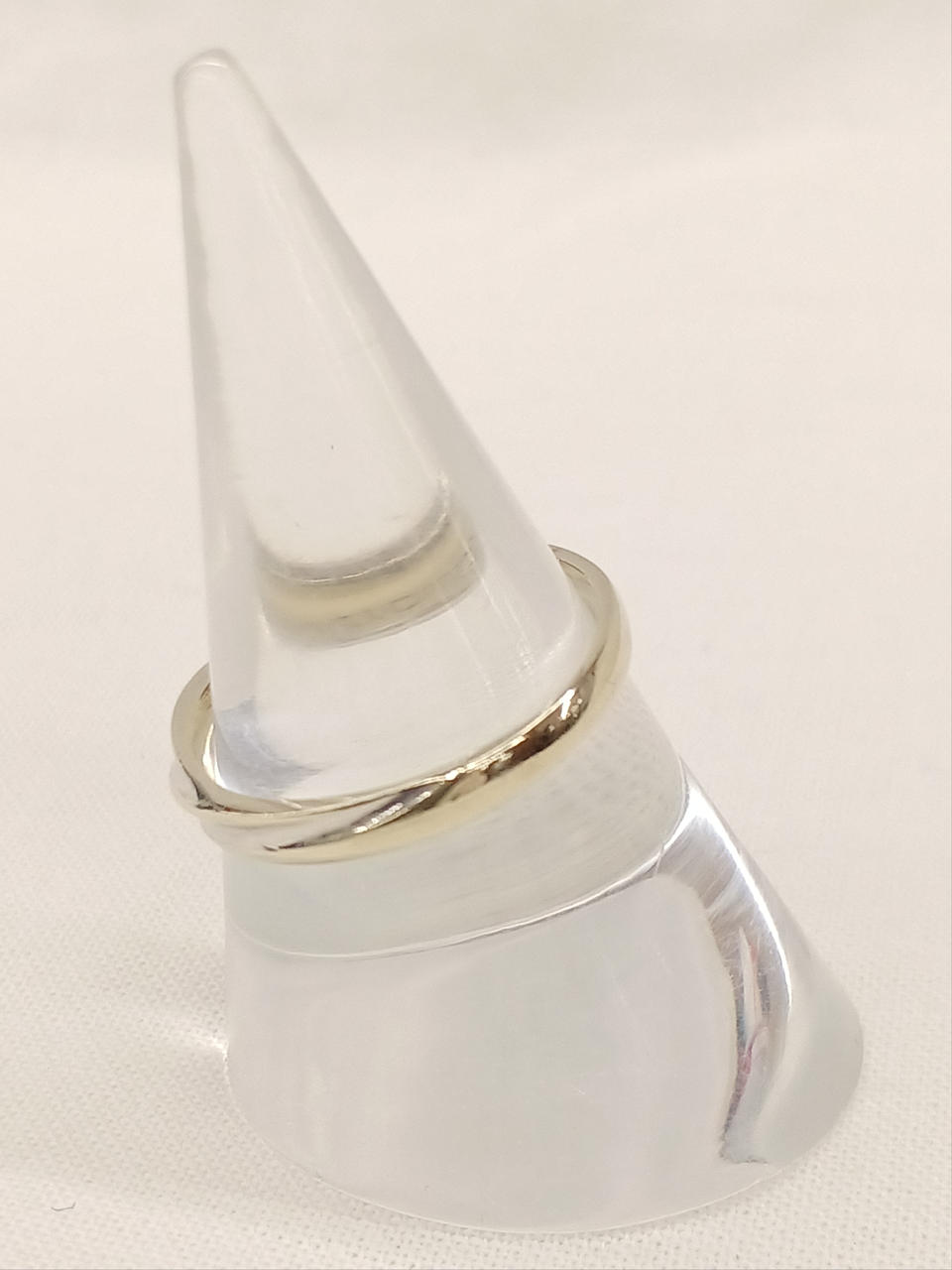 本日午前中までの価格！K10 ♡ 透かしリング 幅広 刻印あり 約11号 レディース リング k10 イエローゴールドk10 指輪 印台 インダイ