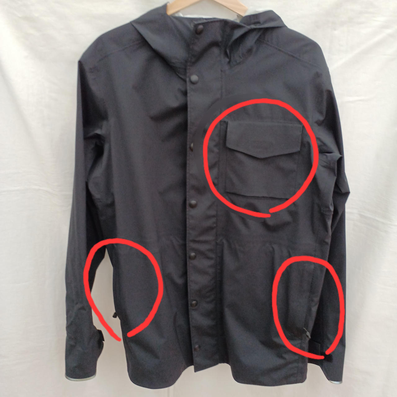 ポケット三ケ所