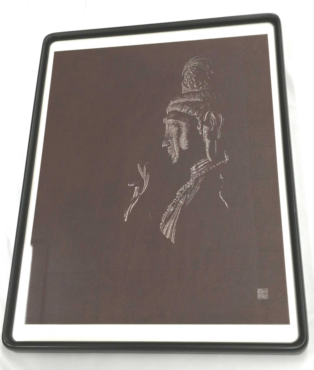 絵画　幅500高さ600mm程度　作者不明 Amazon.co.jp: QITEX 現代の壁の芸術の画像 30x40cm フレーム