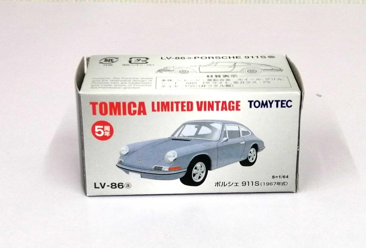 TOMICA ポルシェ 911S (1967年式) LV-86 シルバー TOMYTEC|ポルシェ 911S(1967年式)|【ハードオフ公式通販】オフモール