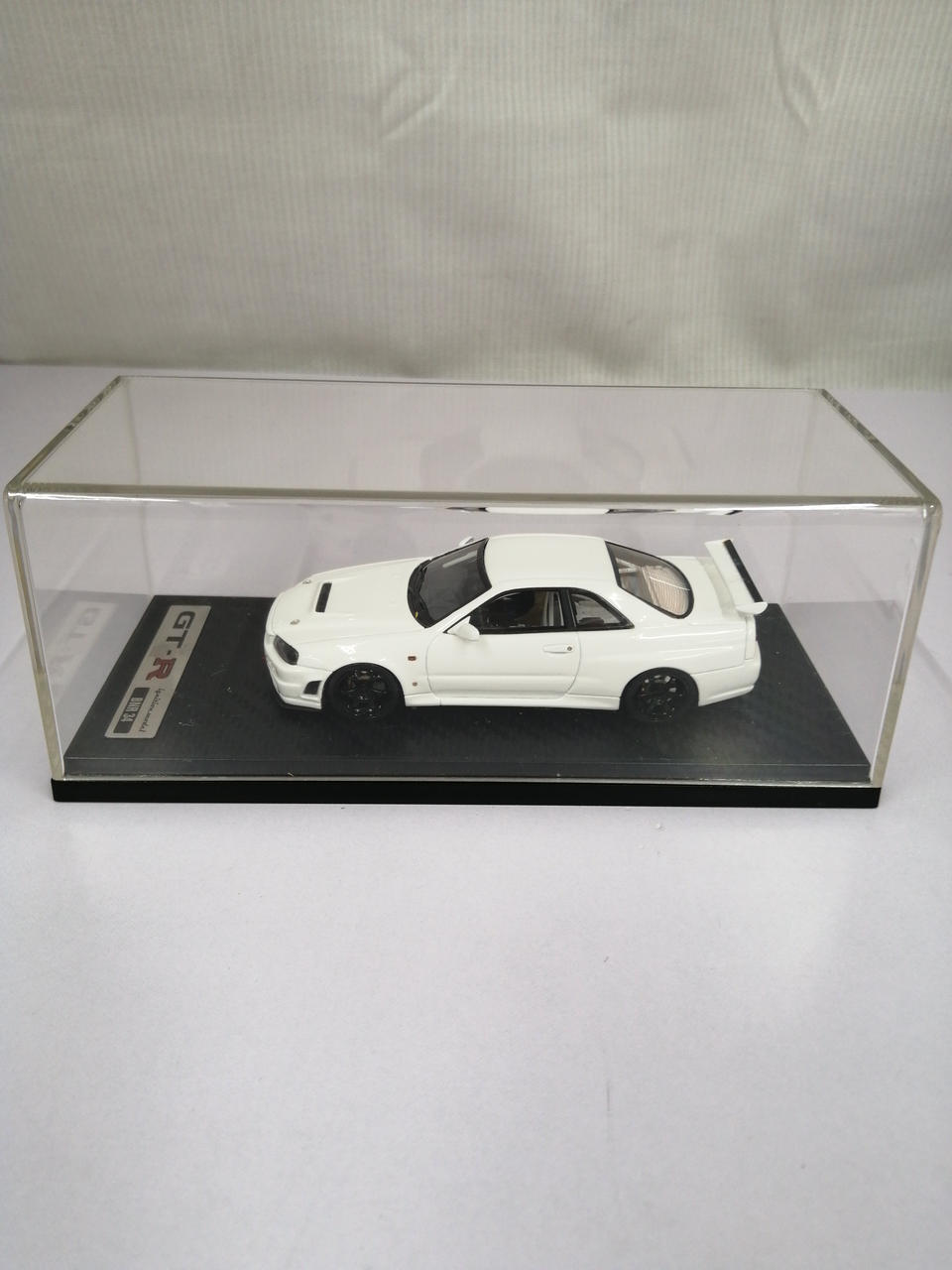 イグニッションモデル　R34 GT-R 1999 スーパーホワイト ignition 1/18 Nissan Skyline GT-R (BNR34) White IG3227 | eBay