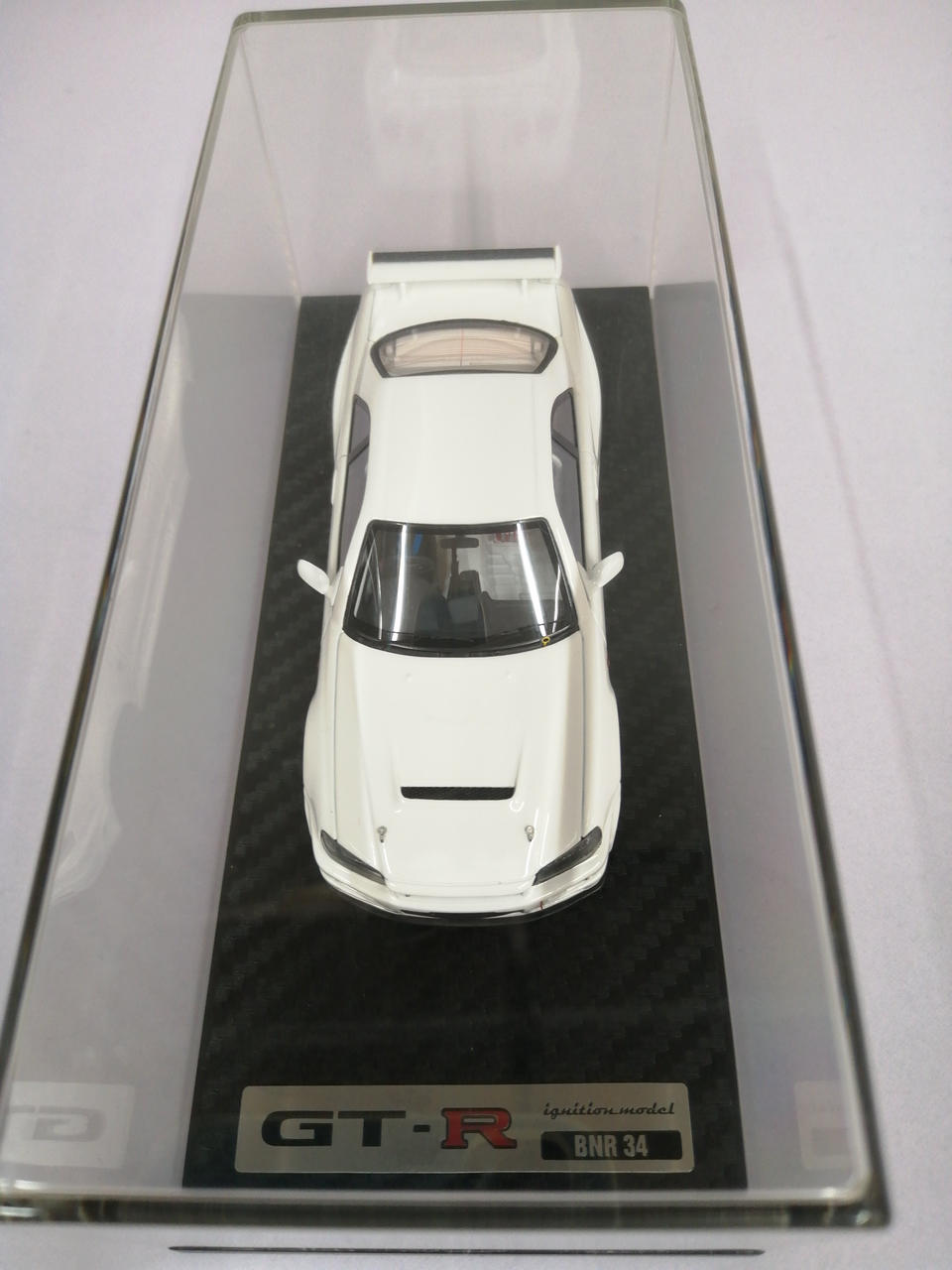 イグニッションモデル　R34 GT-R 1999 スーパーホワイト イグニッションモデルR34 GT-R 1999 スーパーホワイト