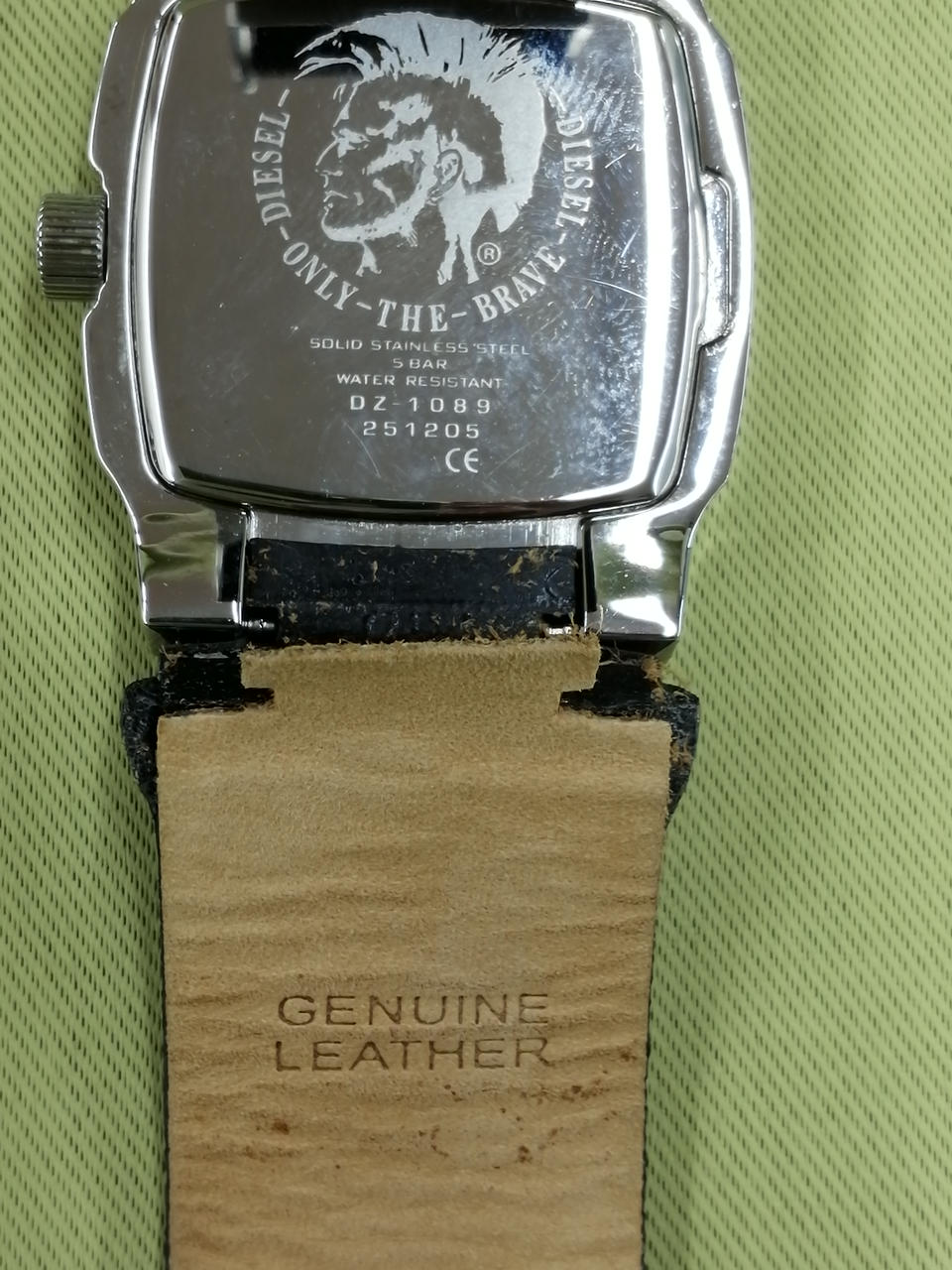 ベルトつなぎ目剥がれあり