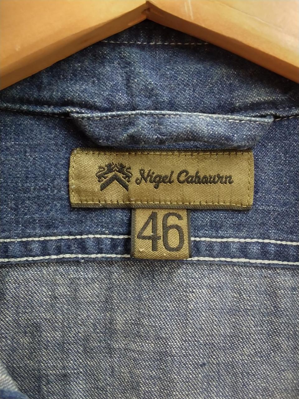 プルオーバーデニムシャツΩ 古着 メンズ トップス