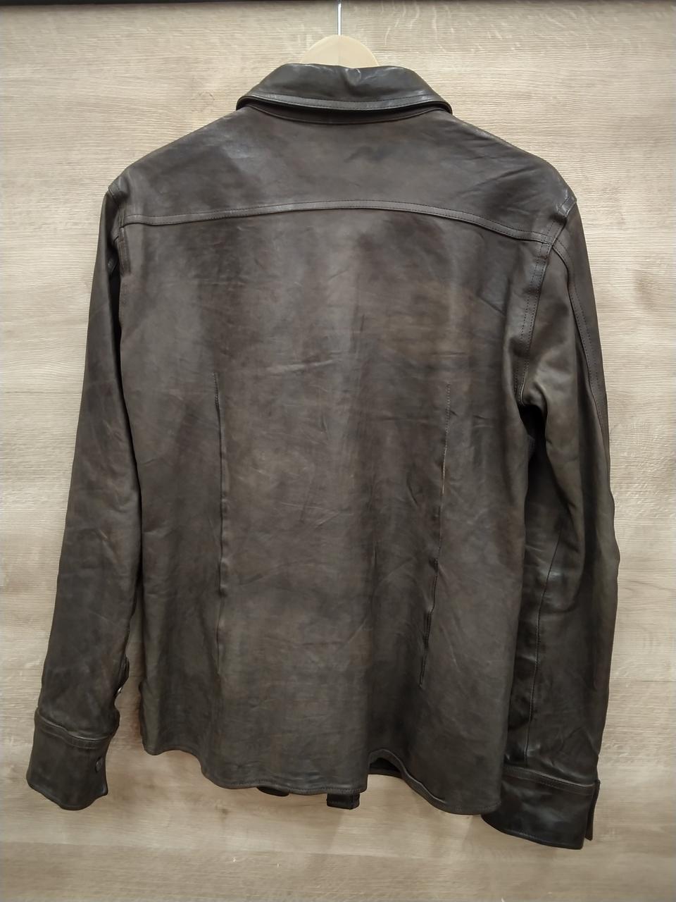 ISAMU KATAYAMA BACKLASH|ベルギーショルダーレザーシャツ|HARDOFFオフ