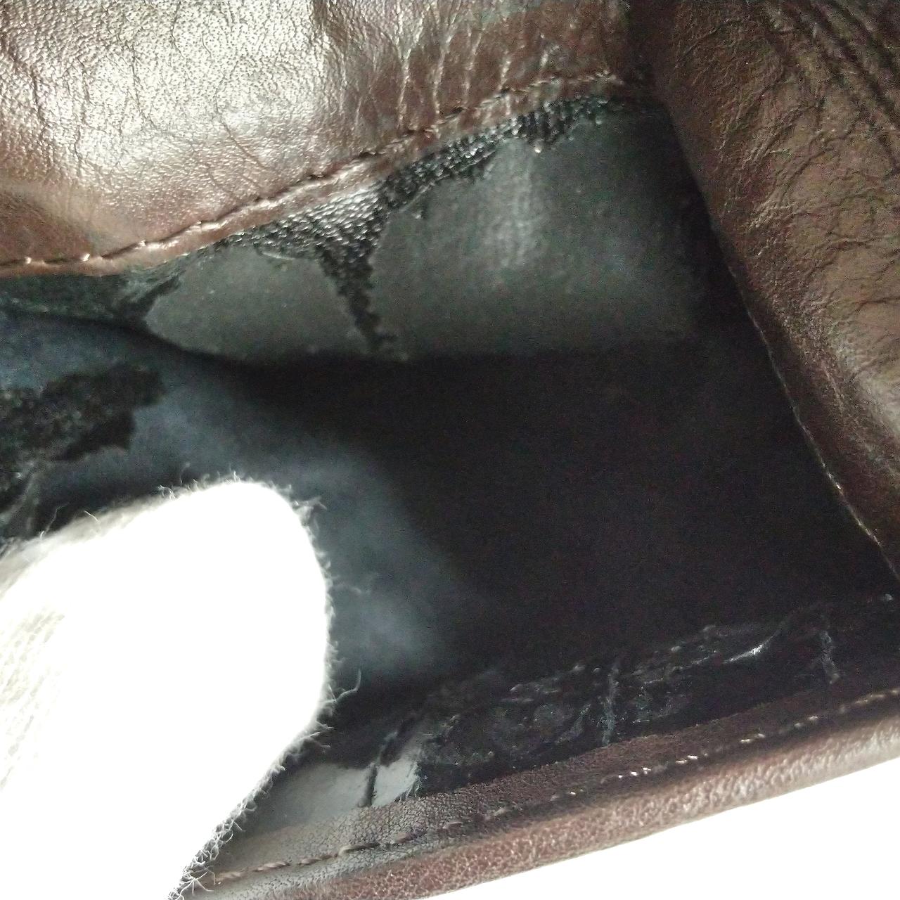 カードケース裏側ポケット剥がれ劣化あり。