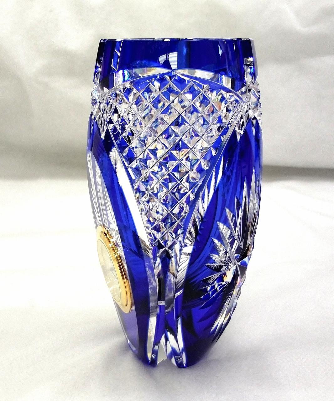 【新品未使用】KAGAMI CRYSTAL 定価77000円 花瓶 クリスタル花瓶 】高級花瓶 カガミクリスタル ❬新品未使用