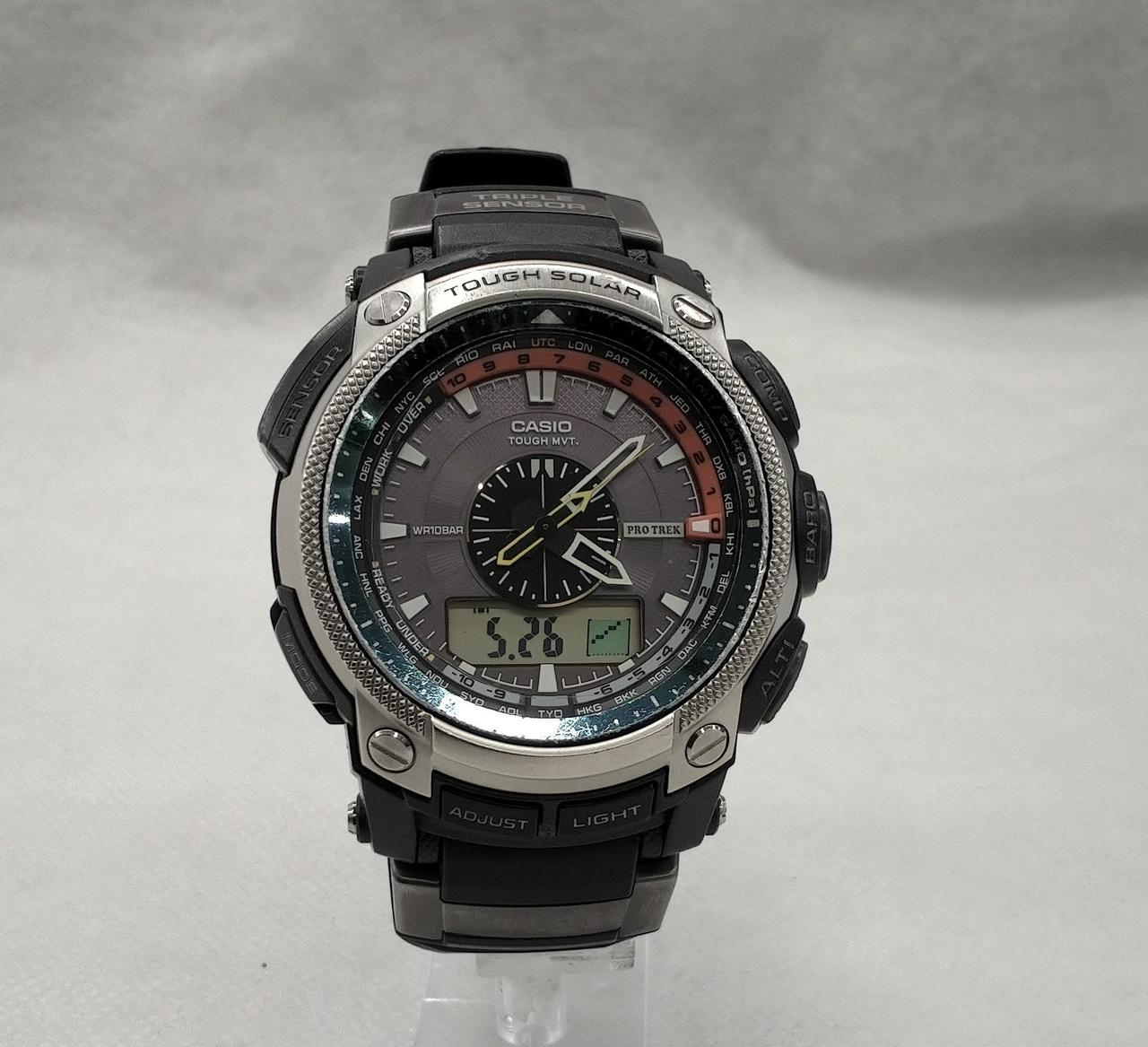 CASIO PROTREK PRW-5000 電波ソーラー 楽天市場】【カシオ・腕時計】プロトレック 電波ソーラー カシオ