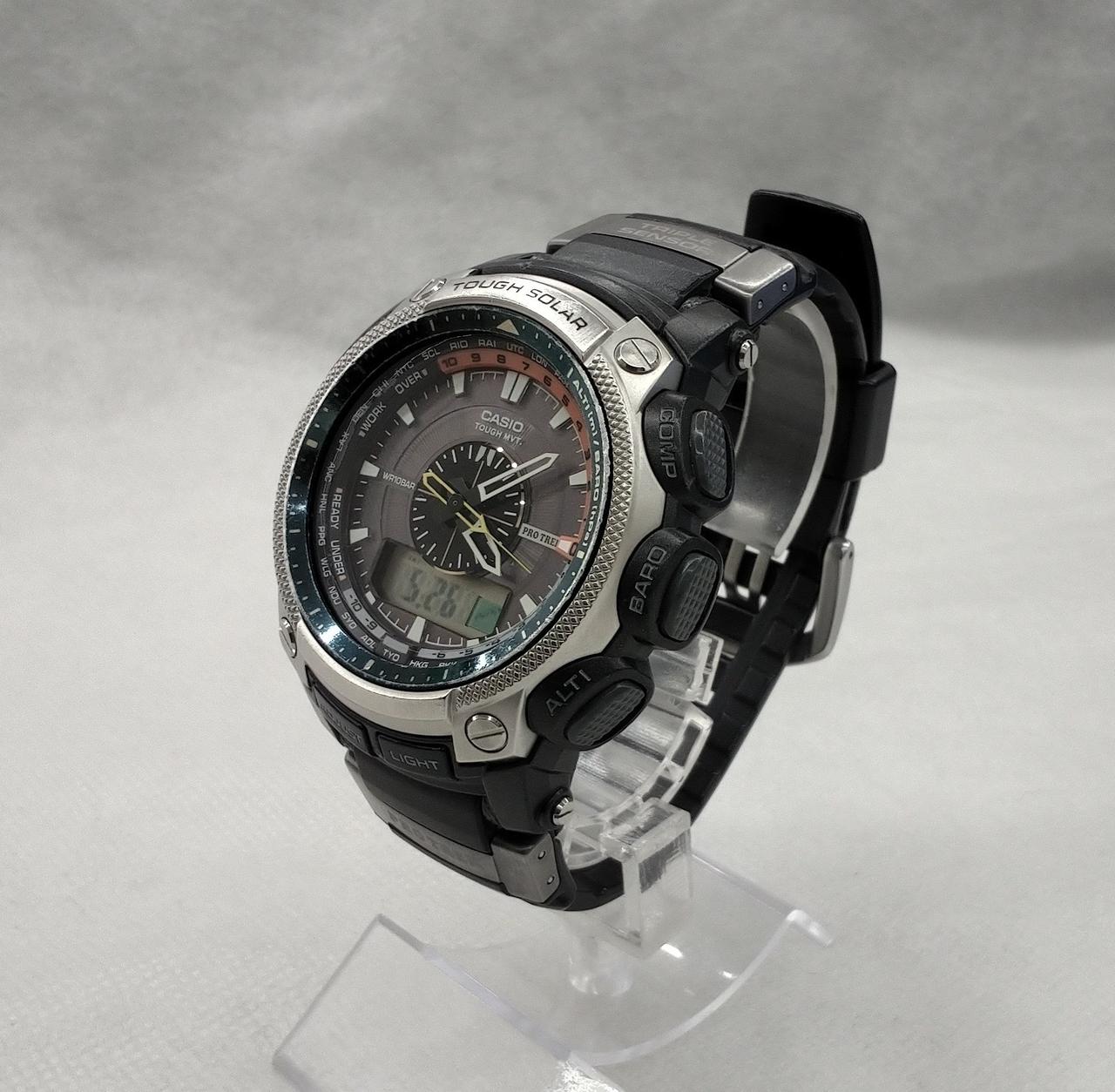 CASIO PROTREK PRW-5000 電波ソーラー Protrek PRW-5000-1ER - Casio Watch • Watchard.com