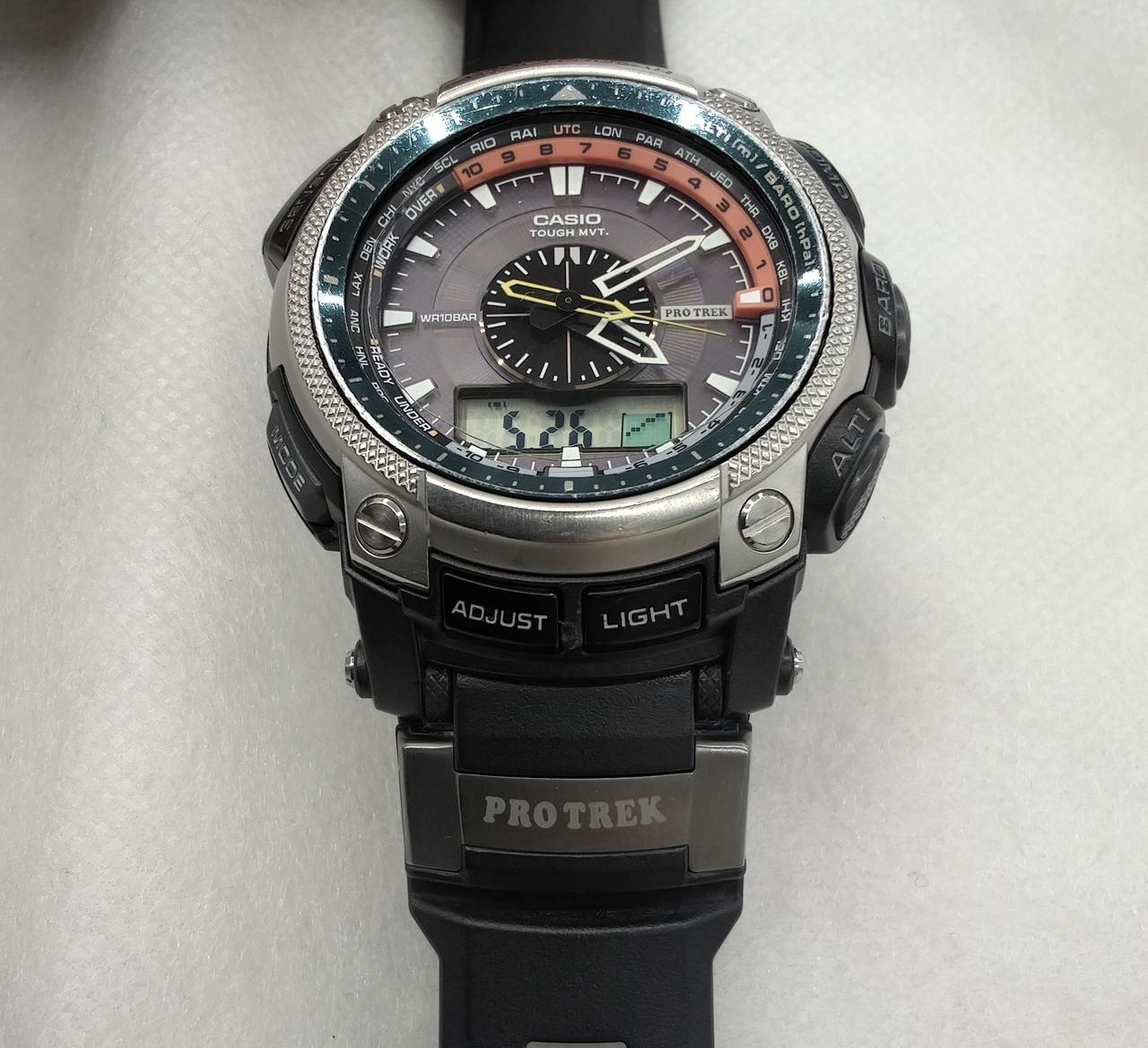 CASIO PROTREK PRW-5000 電波ソーラー Protrek PRW-5000-1ER - Casio Watch • Watchard.com