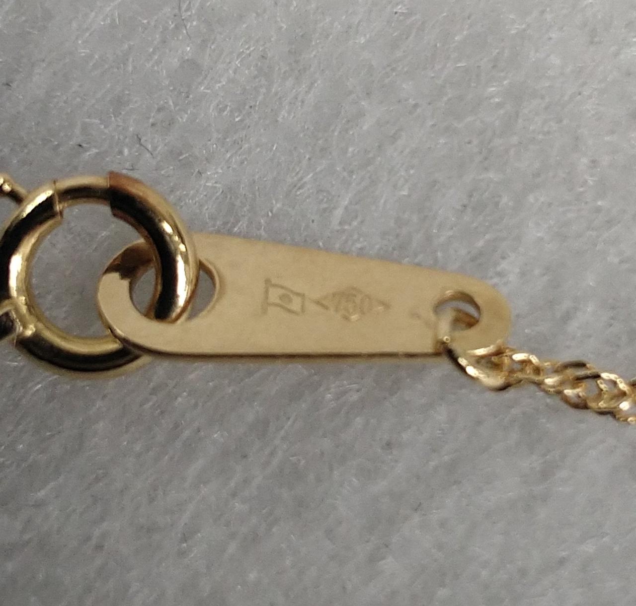 K18×PT900コンビハート型ネックレス