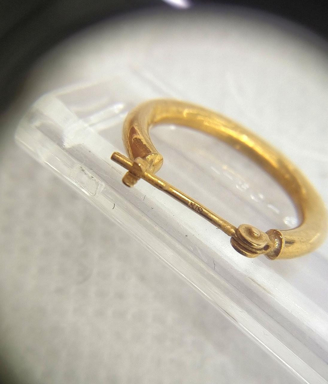 K18刻印　 一体型です。