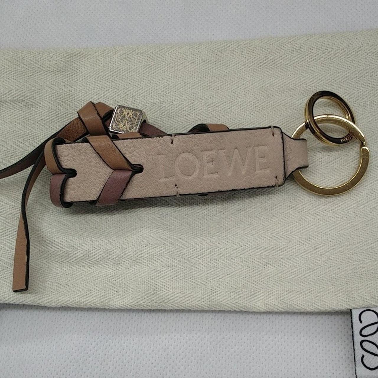 【正規品】LOEWE ロエベ ブレイデッド ストラップ キーリング ロエベ(LOEWE)|クロスブレイデッドストラップキーリング|【ハードオフ