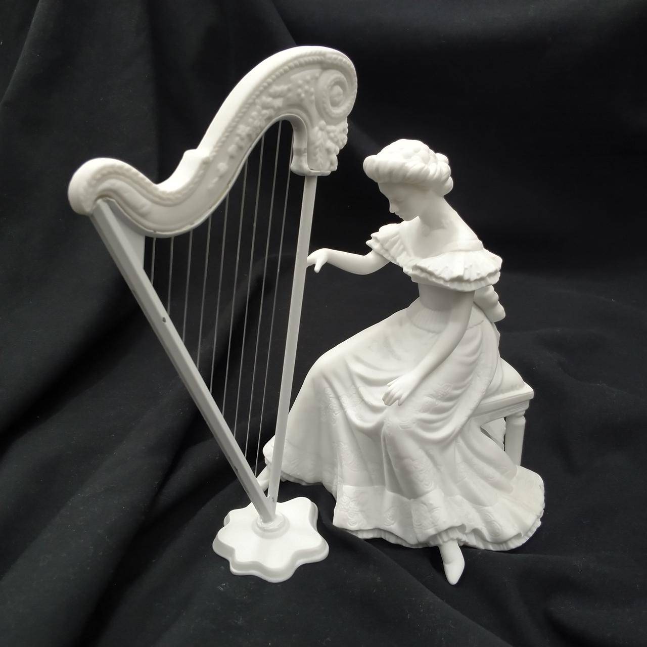 ハープに塗装剥がれが多数あります。