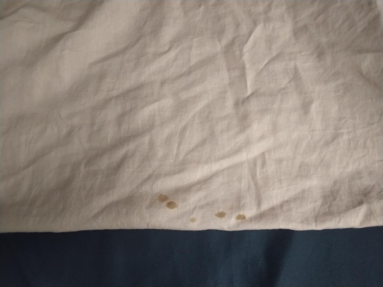 収納袋裏面汚れあり