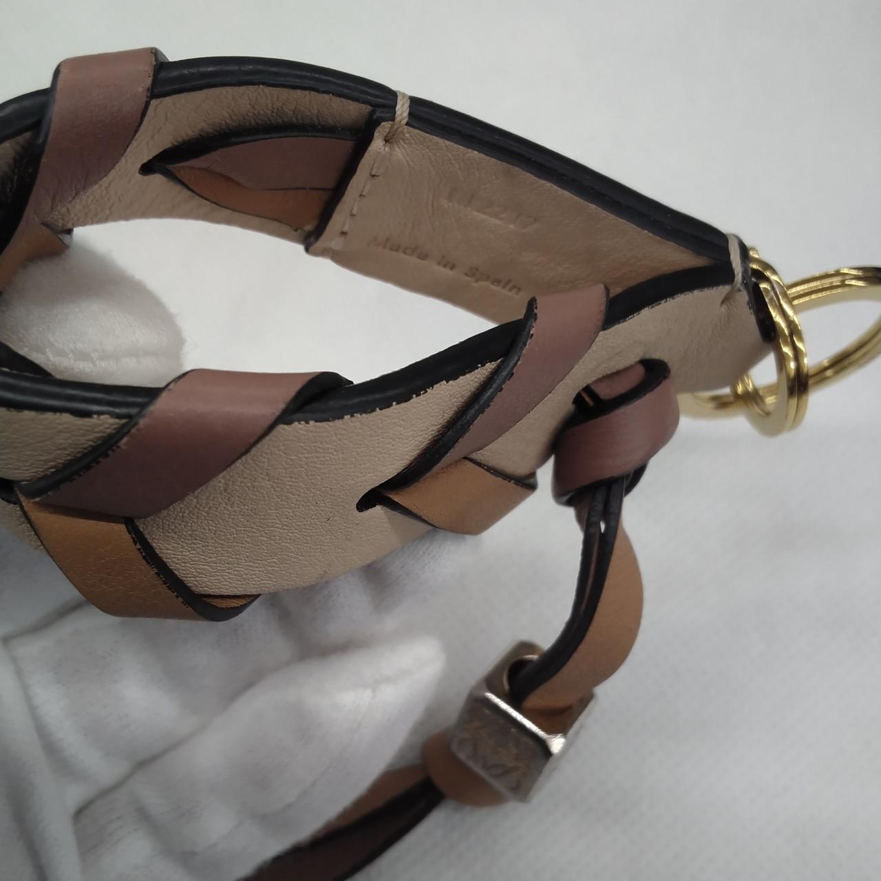ロエベ(LOEWE)|クロスブレイデッドストラップキーリング|【ハードオフ
