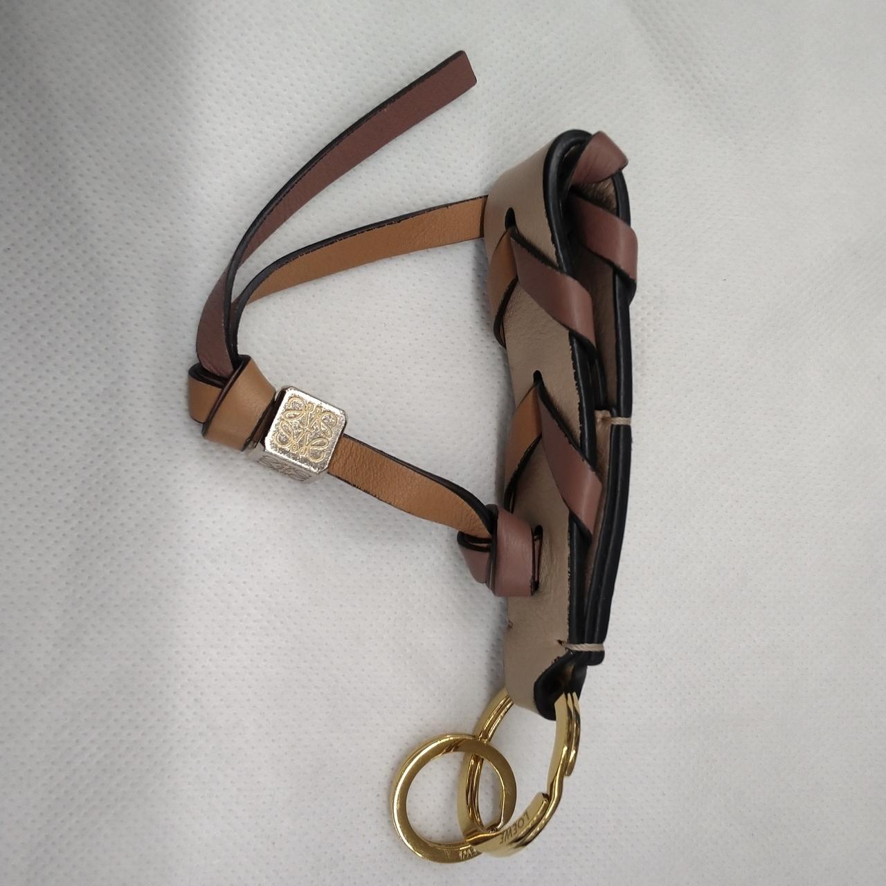ロエベ　ショルダー　ストラップ　肩紐　肩ひも　ブレイデッド ロエベ(LOEWE)|クロスブレイデッドストラップキーリング|【ハードオフ