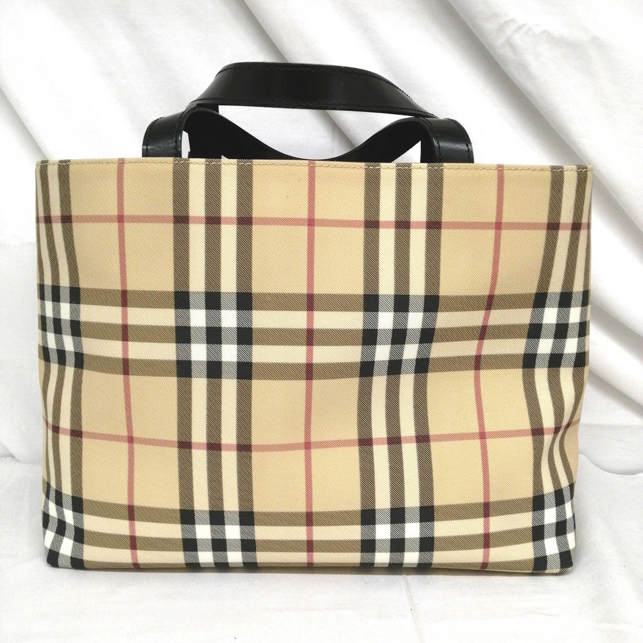 バーバリー(BURBERRY)|ノバチェックトートバッグ|HARDOFFオフ
