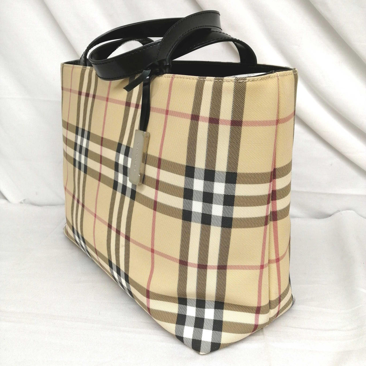 バーバリー(BURBERRY)|ノバチェックトートバッグ|HARDOFFオフ