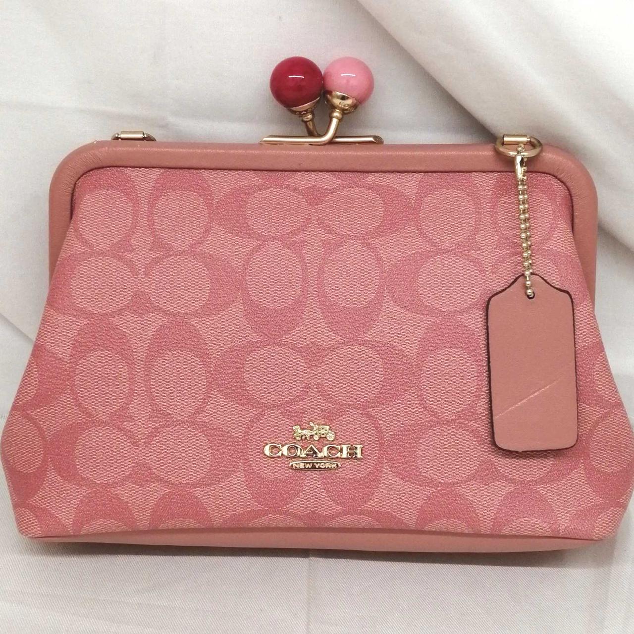コーチ☆COACH がま口 ショルダーバッグ 【COACH】コーチ ぺ