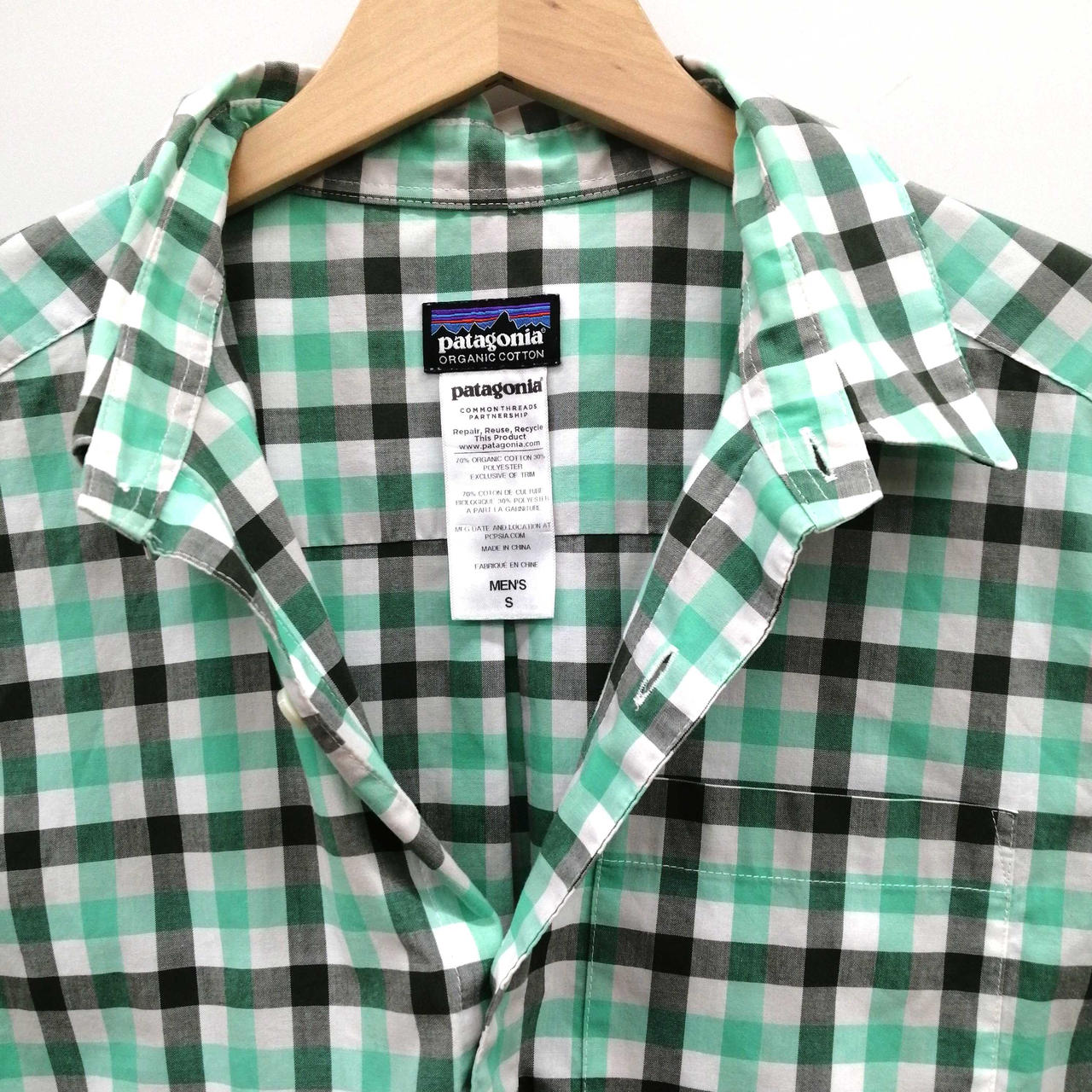 Patagonia パタゴニア　チェックシャツ 90s patagonia Check Cotton L/S Shirt 赤 M パタゴニア 長袖