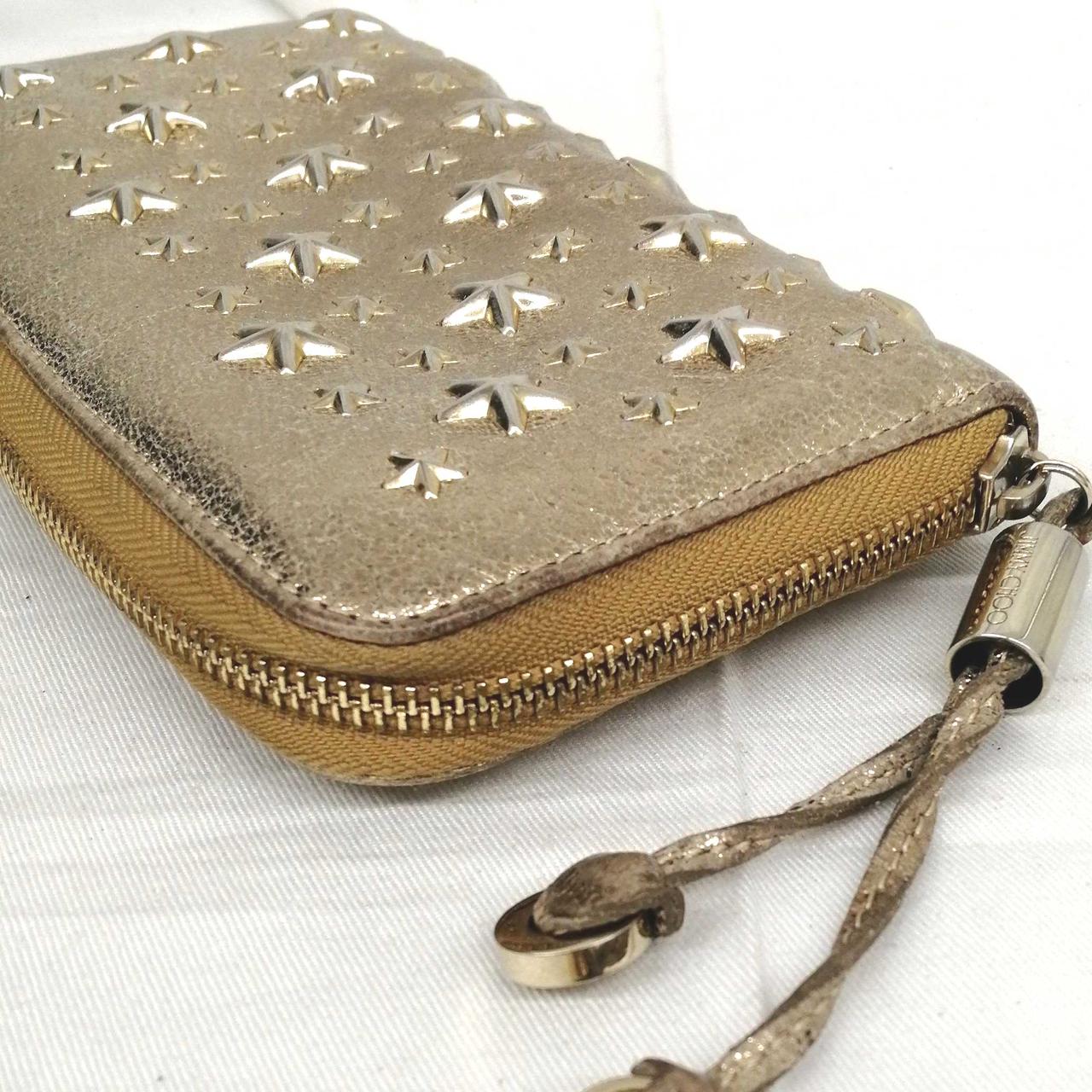 【美品】JIMMY CHOOジミーチュウ　ラウンドファスナー　長財布　❤︎ JIMMY CHOO ジミーチュウ 財布 長財布 ラウンドファスナー