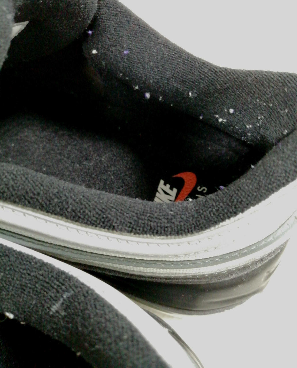 内側に毛玉あり