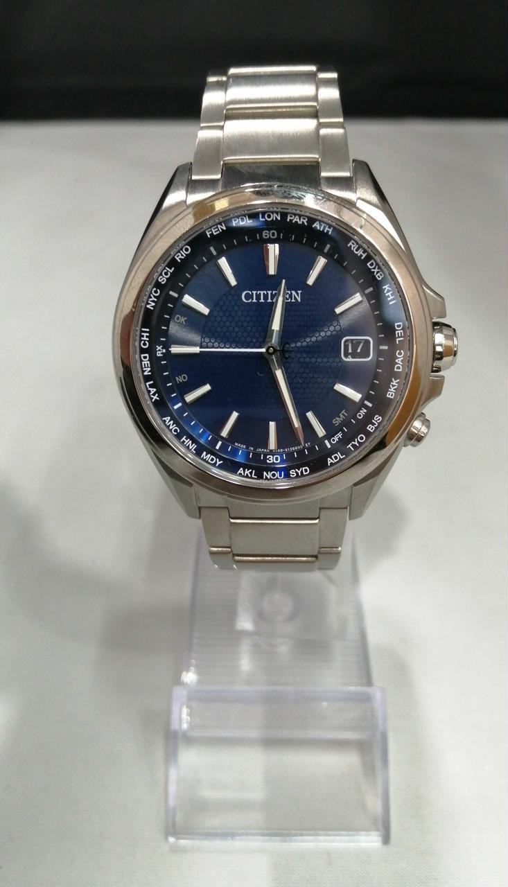 CITIZEN 型番：H149-S096079 電波ソーラー腕時計