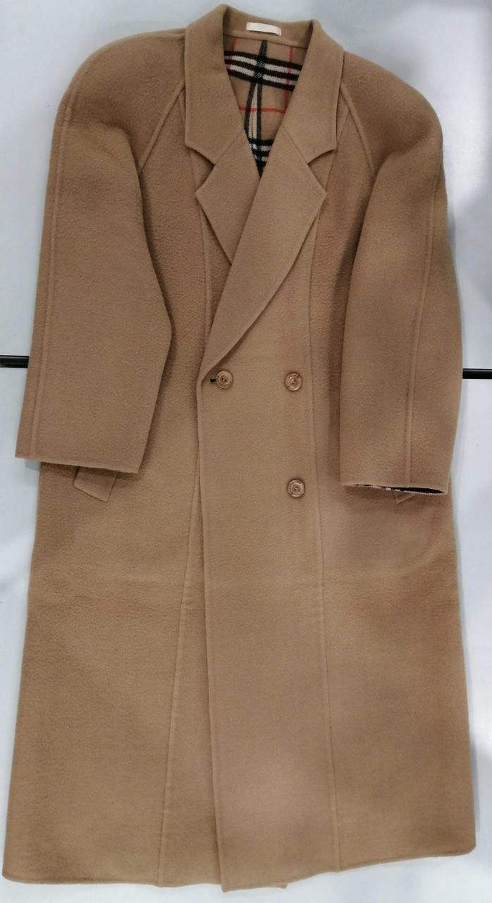 バーバリー　ウールコート 美品 BURBERRY ウールコート バーバリーズ リバーコート ノバチェック