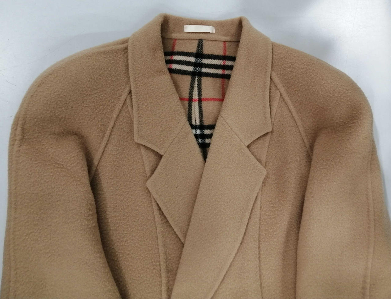 バーバリー　ウールコート 美品 BURBERRY ウールコート バーバリーズ リバーコート ノバチェック