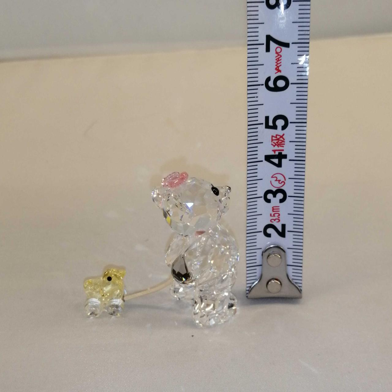 【希少】Swarovski クリスタルベアガール(美品) SWAROVSKI|クリスタルベア It's a Girl!|HARDOFFオフモール