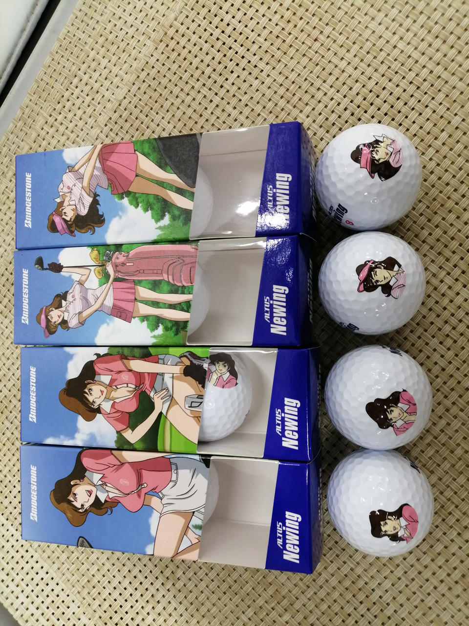 ルパン三世 ゴルフセット Newing Soft ゴルフボール ルパン三世 峰不二子