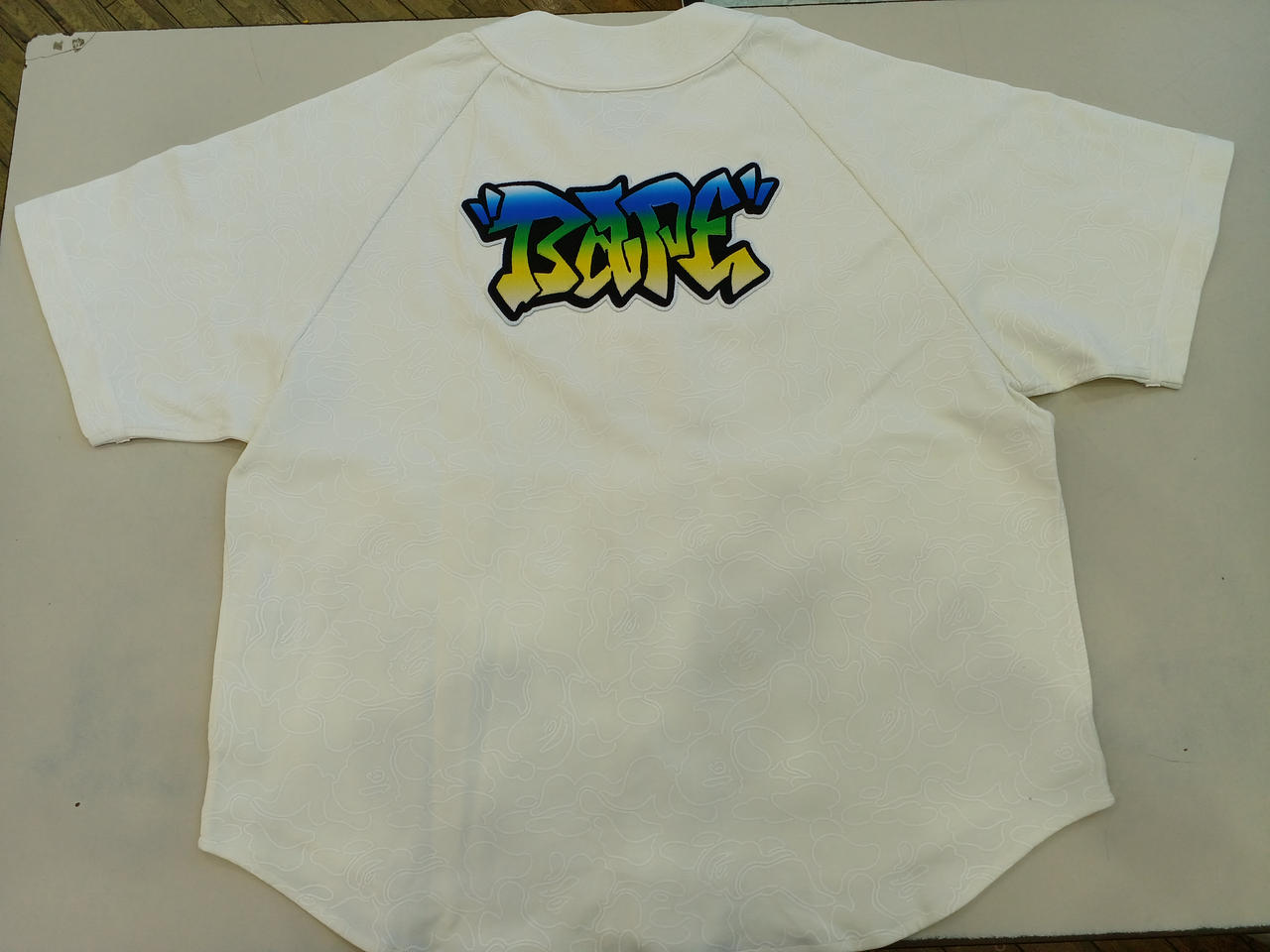 レア極美品！！ア・ベイシング・エイプ　　　　　　ベースボールシャツ　　サイズL アベイシングエイプ(A BATHING APE)|ベースボールシャツ|HARDOFF