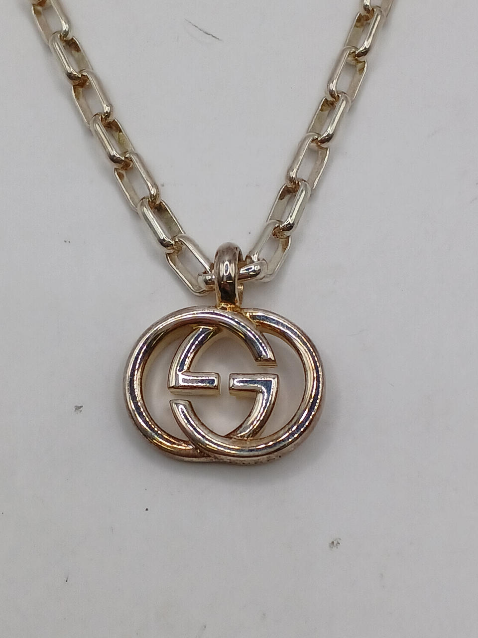 【GUCCI】定番GGチャームトップネックレス★超美品!!★確実正規品 美品✨GUCCI グッチ クロス 十字架 トップ ネックレスチャーム