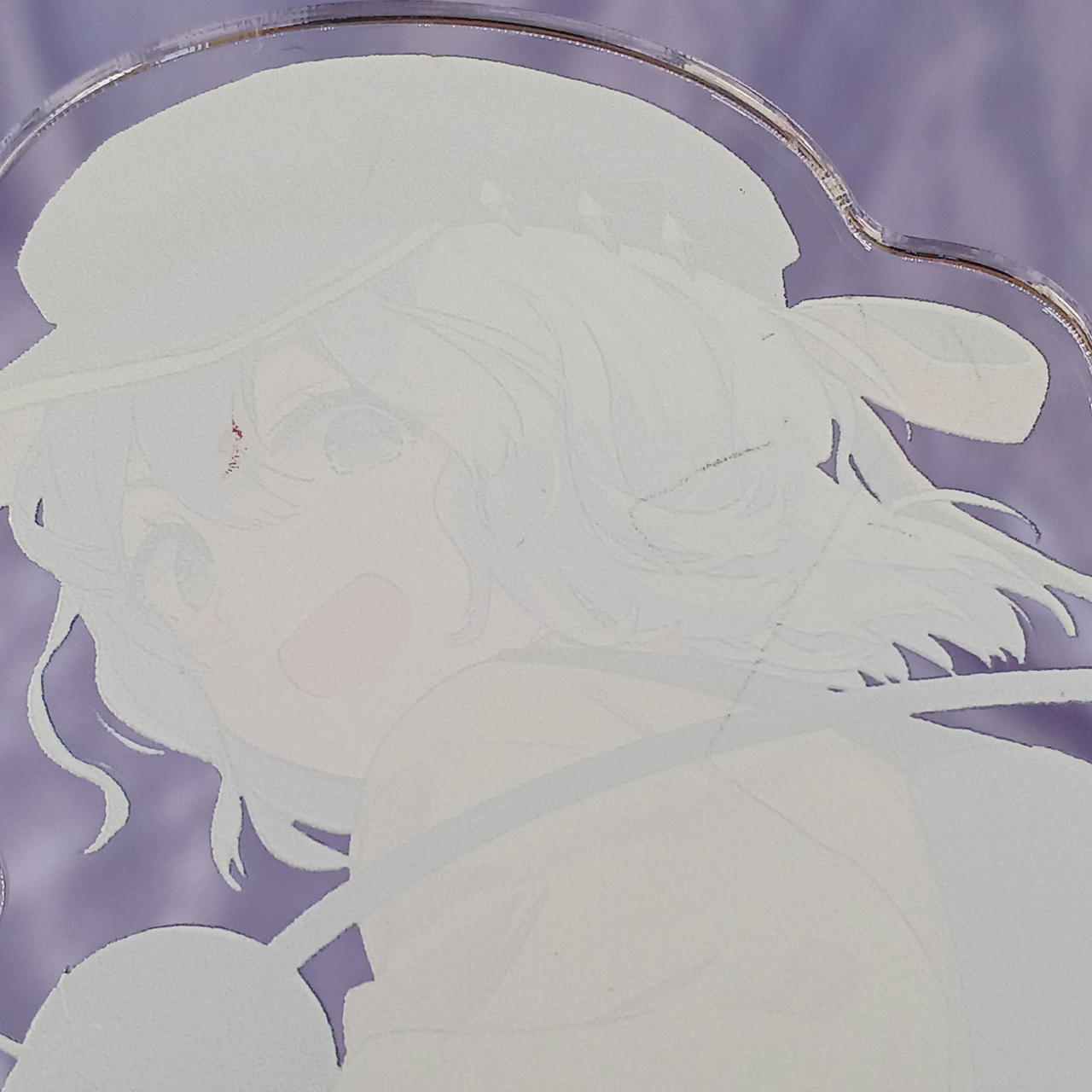 スレキズ・汚れが目立つ部分です。