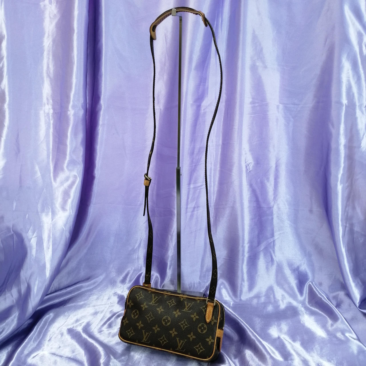 【正規品】ルイヴィトン　ポシェットツイン　モノグラム　ショルダーバッグ　ブラウン LOUIS VUITTON（ルイ・ヴィトン） ポシェットツインGM モノグラム