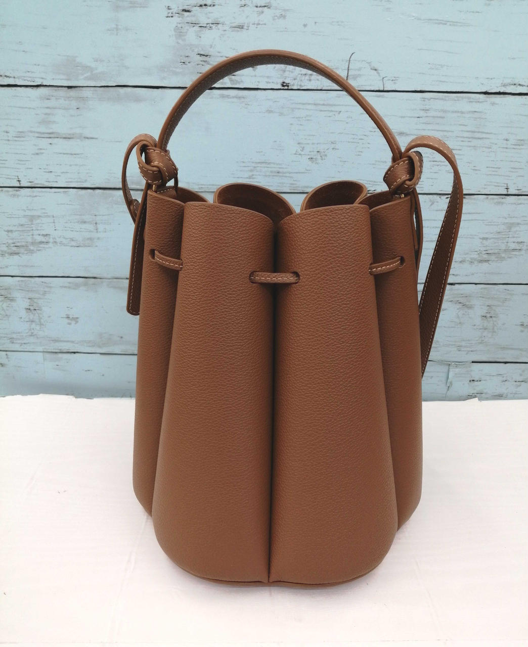 【値下げ】polene huit mini カヌレバッグ ブラウン 正規品 おまけ付 Polene ポレーヌ Numero Huit mini