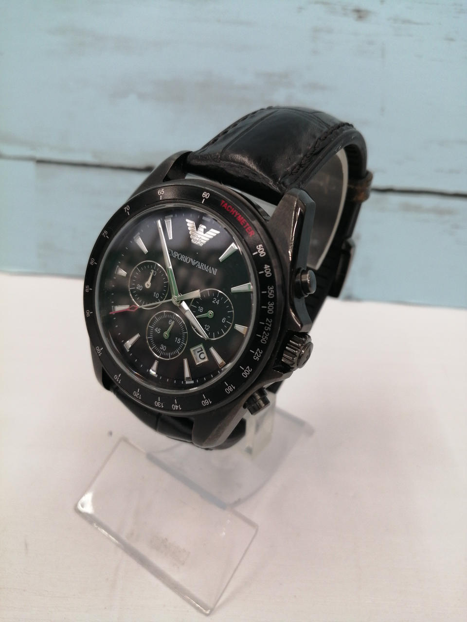 ほぼ未使用　極美品　EMPORIOARMANI　AR6096 電池新品 ほぼ未使用 極美品 EMPORIOARMANI AR6096 電池新品 - メルカリ